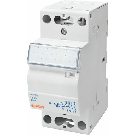 Gewiss CONTACTOR CTR - 25A 4NA 230V - 2 TE, GWD6715