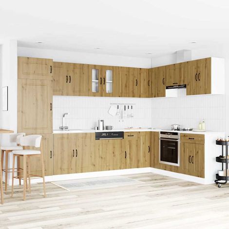 Küchenschrank mit Tür Kalmar Artisan-Eiche 80 x 46 x 81.5 cm