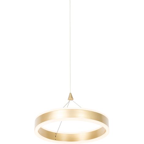 Hängelampe Messing 30 cm inkl. LED 3-stufig dimmbar - Lyani (1/4)