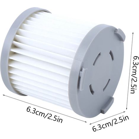 Ortviai Filtre pour aspirateur LEXY/JIMMY C53T, JV51, M52, CJ53, CB100, PD506 – 2 pièces en ABS résistant (1/4)
