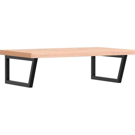 Maison Exclusive - Waschbeckenregal Wandmontage Stahl und Massivh