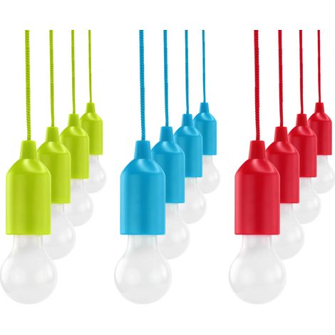 HyCell Pull-Light PL1W mit Zugschalter, inkl. 3x Micro AAA Batterien
