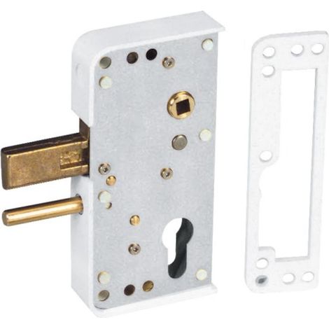 Tirard – Serrure électrique en applique GA à pêne levant pour portail battant – Entraxe 70 mm – Type de sécurité pour cylindre européen – Section carré 7 mm