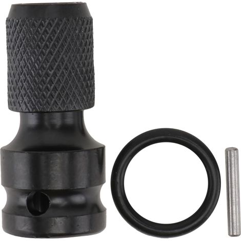 Kit De Conversion Mandrin Perceuse 1/2 Acier Solide Auto-verrouillage Adaptateur Clé Électrique Et Pneumatique 2 Pièces Usage Professionnel Extérieur (1/5)
