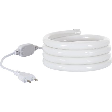 LED-Streifen Neon Dimmbar 220V Rot Rund 360° 9W/m Schnitt 100cm IP67 nach Maß 1 m