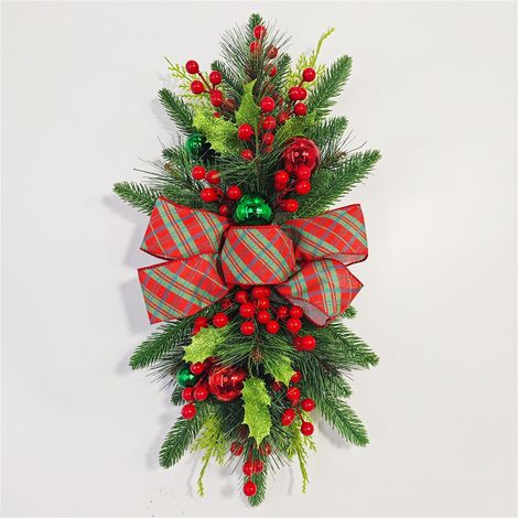 Guirlande De Noël En Forme De Goutte - 60 Cm - Extérieur Intérieur Jardin Porte Escalier - Sans Fil - 2 Pièces (1/5)