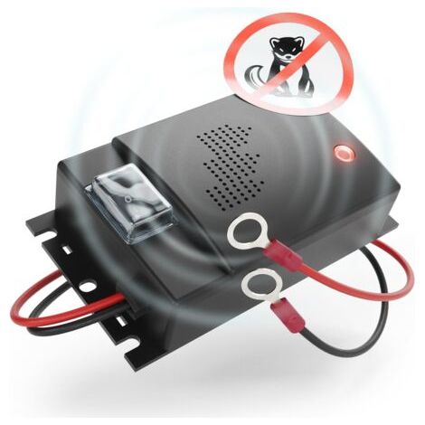 Répulsif Anti fouine pour Voiture avec Connexion Batterie 12V - Anti martre pour Voiture - Ultrason fouine (1/5)