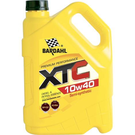 Huile 10w40 semi synthèse A3/B4 - 5L - BARDAHL
