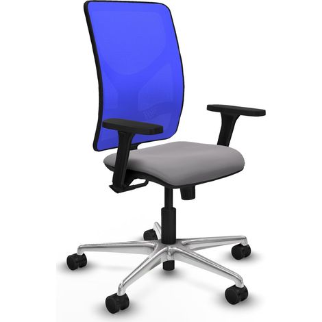 Bürostuhl piqueras y crespo Motilla blau Kunstleder Aluminium (1/2)