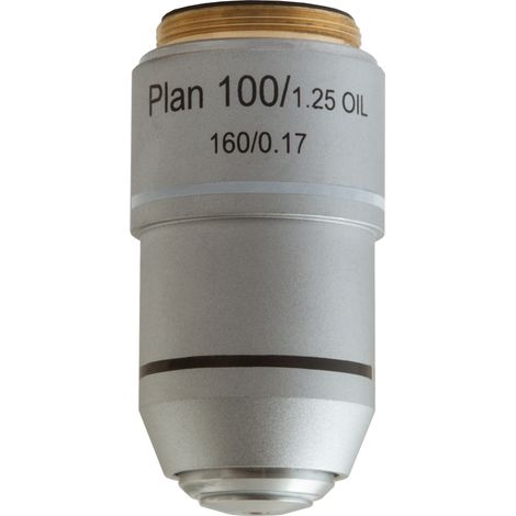 Lente piatta acromatica Levenhuk MED 100x (1/4)