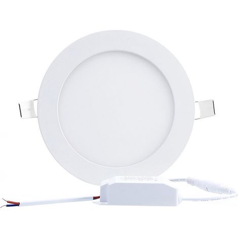 Faretto a Incasso Pannello Led 25W Rotondo Luce Calda Soffitto Alette Molla