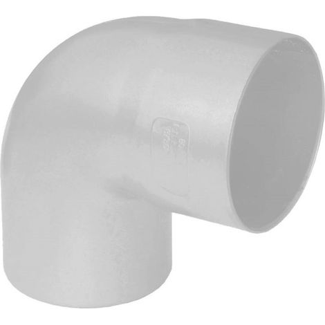 Coude Femelle Femelle Ø80 à 87°30 ep 2,2mm gris