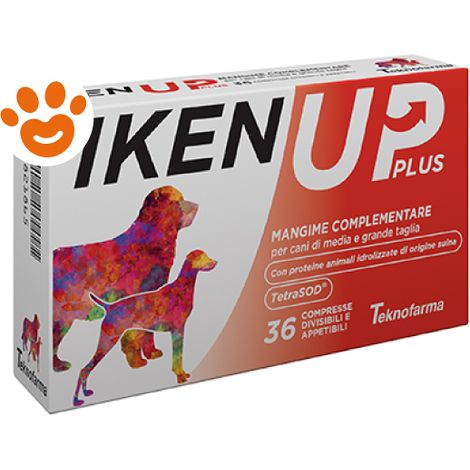 Teknofarma Dog Iken Up Plus Medium Large - Confezione 36 Compresse -
