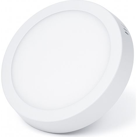 Lampada da parete rotonda bianca, pannello LED a soffitto a montaggio superficiale, 6W, 4000K