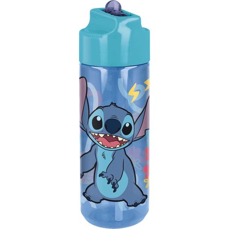 Borraccia Originale Disney Stitch 540 ml in Ecozen per bambini con tappo svitabile antigoccia e beccuccio ribaltabile anti schizzi
