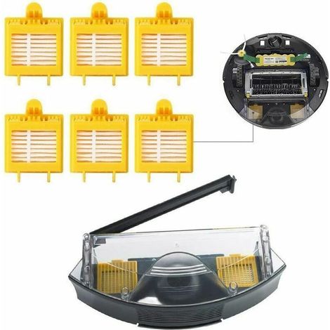 Kit di ricambi da 13 pezzi per Roomba serie 700 (700, 760, 770, 780, 790) - Kit di accessori per aspirapolvere robot (spazzola laterale, filtro, spazzola Cerda, ecc.). (1/3)