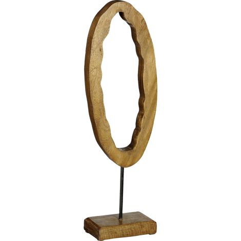 Mica Decorations Dekoration Perla mango Holz 41 x 14 x 7 cm braun Figur