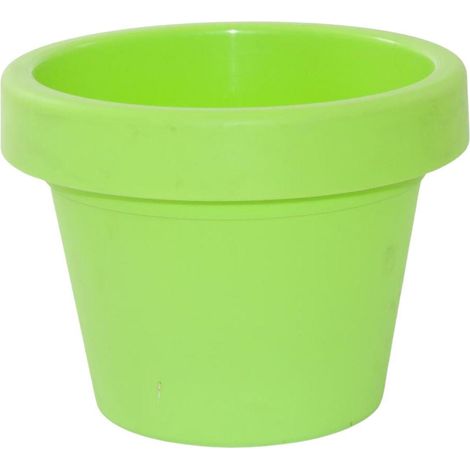 Vaso in plastica verde, Ø38H29 cm (kit da 3) (1/2)