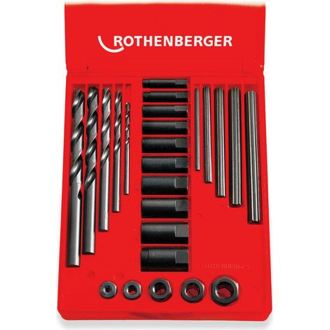 ROTHENBERGER Jeu d'extracteurs de taraud, taille 2, M5-M16, 25 pièces - 71311
