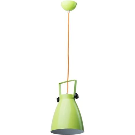 Regenbogen 497011801 - Lampada a sospensione "Pop" in metallo Ø21cm E27 max.60W IP20 HOF - Verde