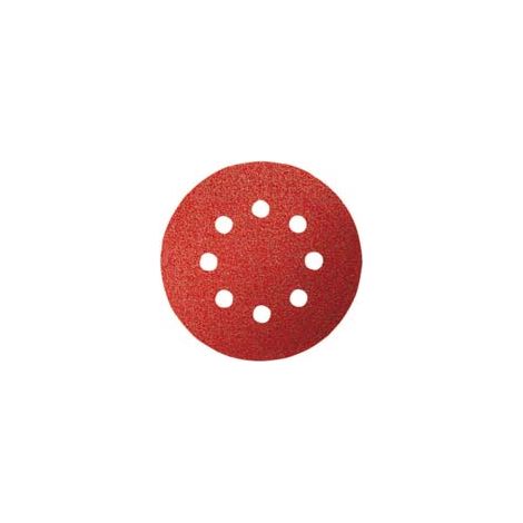 DISCHI CARTA ABRASIVA FORATA CON VELCRO PER ROTORBITALI Ø MM.125- - grana 120 blister da 6 pz. - 1 blister IMPERIAL