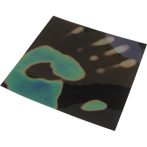 Foglio adesivo termocromatico a cristalli liquidi che cambia colore con variazione di temperatura Packaging - 24°-34° (30x20cm)