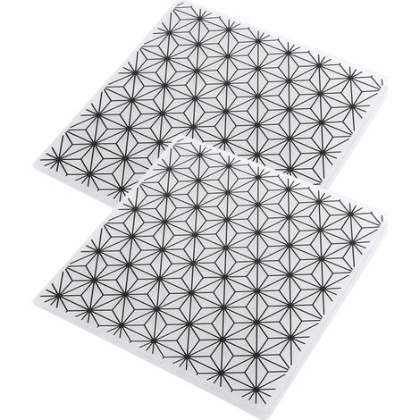 Beyamis Dossiers de gaufrage concave/convex EM198 – gabarit scrapbooking, décorations cartes et albums DIY, 15x15cm (1/5)