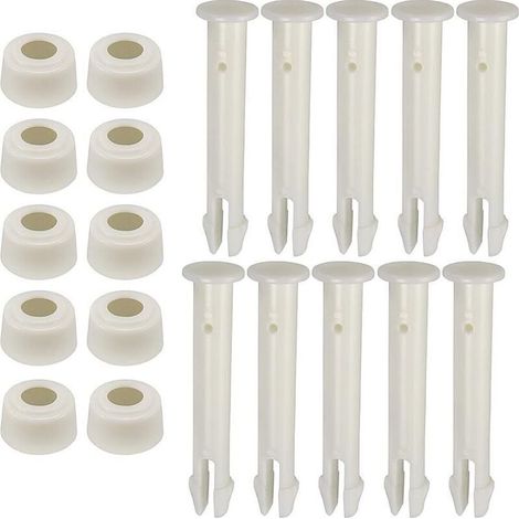 10er-Packung runde Kunststoff-Metall-Verbindungsstifte für Intex-Pools (6 cm/2,36 Zoll)