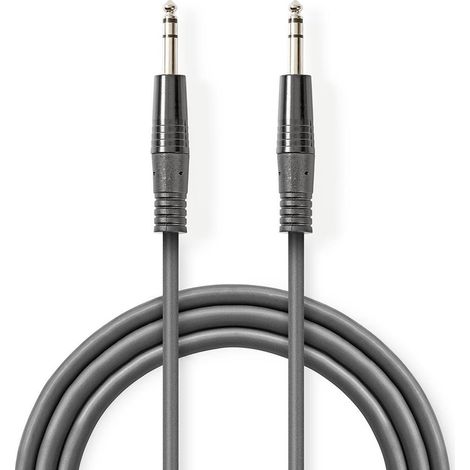 Cable de sonido estereo pasador de 635 mm pasador de 635 mm niquel plateado 150 metros redondo morkgra funda de carton