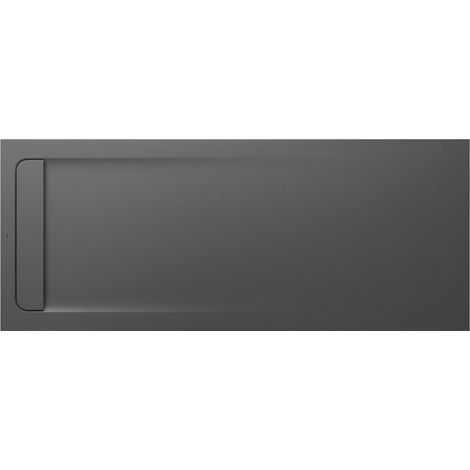 Receveur de douche extra plat en Stonex® Aquos - 2000x800mm - Gris Ardoise (1/2)