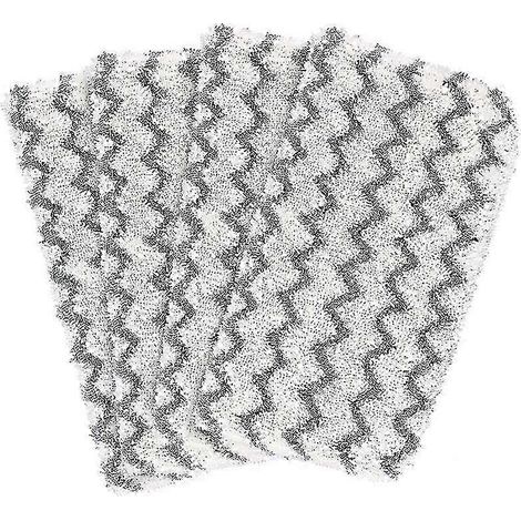 Lot de 4 lingettes AURA lavables pour balai vapeur Shark S1000, S1000A, S1000C, S1000WM et S10001C (édition Rep 0708) (1/5)