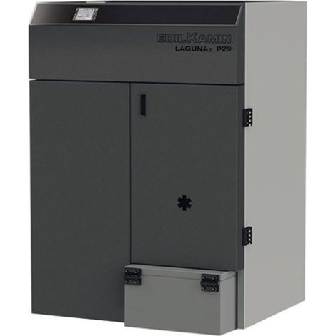 Caldaia A Pellet Laguna2 P29 28.2 KW Con Focolare In Acciaio e Sistema Di Gestione Automatica Leonardo (1/3)