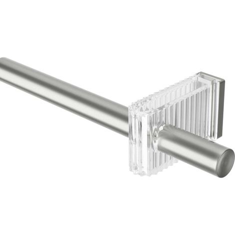 Tringle à rideaux extensible en acier Flute (1/5)