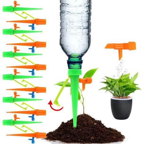 Irrigation Goutte à Goutte Kit,Arrosage Plantes Automatique, Automatiques avec Vannes Système D’Irrigation Goutte-à-Goutte, Arrosage Goutte a Goutte, avec Vannes de Régulation(15 Pcs) (1/5)