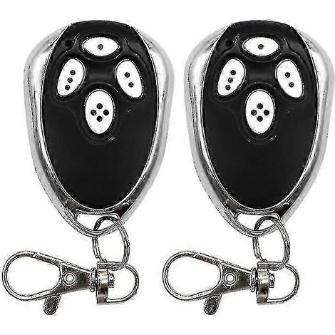 Lot de 2 télécommandes de portail de garage pour moteurs Alutech AT-4 AR-1-500 AN-motors ASG1000 AT4 astatine 433 MHz - En stock (1/5)