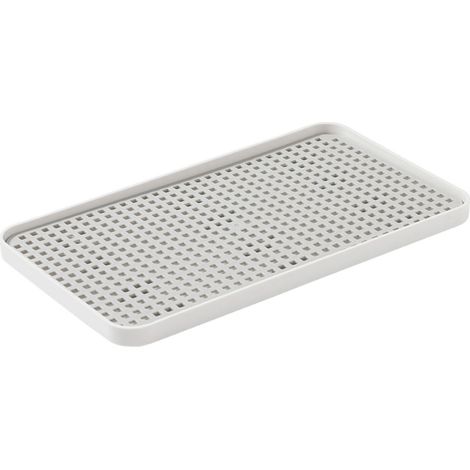 Doppellagige Abtropfschale, effizienter Wasserablauf, leicht zu reinigen, platzsparend für Tassen, Besteck, Haushalt, Büro, Restaurants. (1/5)
