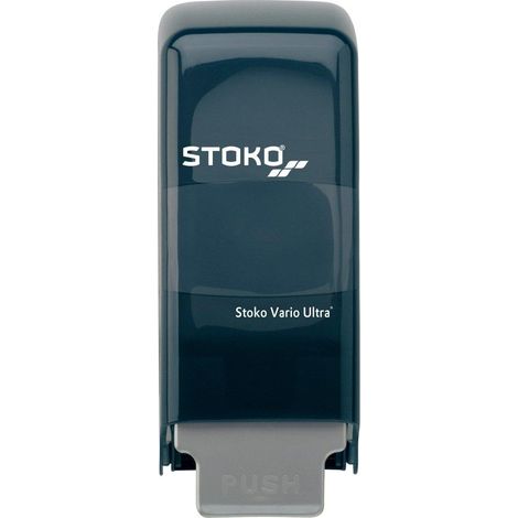 Distribuidor de pared de plástico negro Stoko Vario Ultra® para sistemas flexibles de distribución de botellas de 1 y 2 l (a) y (a) flexibles (a)