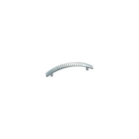 Poignée zamac - Décor : Chromé mat - Entraxe : 128 mm - Largeur : 16 mm - Longueur : 160 mm - Matériau : Zamac - Profondeur : 30 mm - ITAR