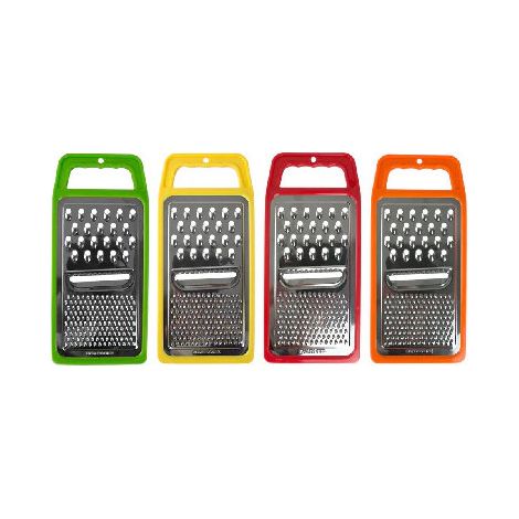 TRADE SHOP - Grattugia Multifunzione Gratta Formaggio Taglia Verdure Frutta In Vari Colori - (1/5)