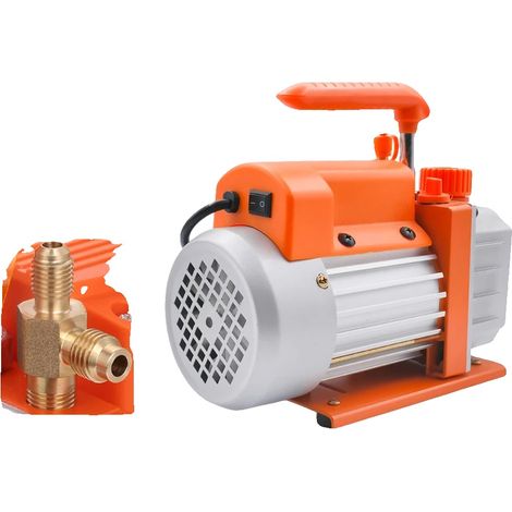 Pompe à vide, 3,5 CFM, capacité du réservoir de 220 ML, alimentation 110-120V, fréquence 60Hz, 12 x 6 x 10 pouces (1/5)