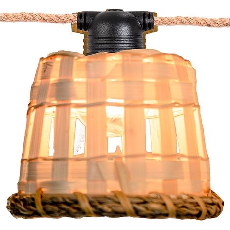 AURORA Lichterkette mit Kabel für den Innen- und Außenbereich. 10 LED-Lampen mit warmem Licht. Hergestellt in Spanien (1/5)