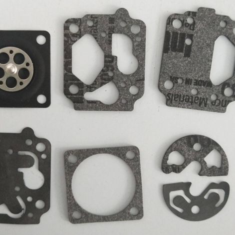 TK6 Vergaser-Reparatursatz, kompatibel mit Kawasaki TH48 und Xindahua C260 Membrandichtungssatz für Vergaserreparaturen.