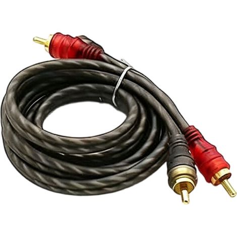 Cavo audio stereo RCA per amplificatore, filo metallico - 4