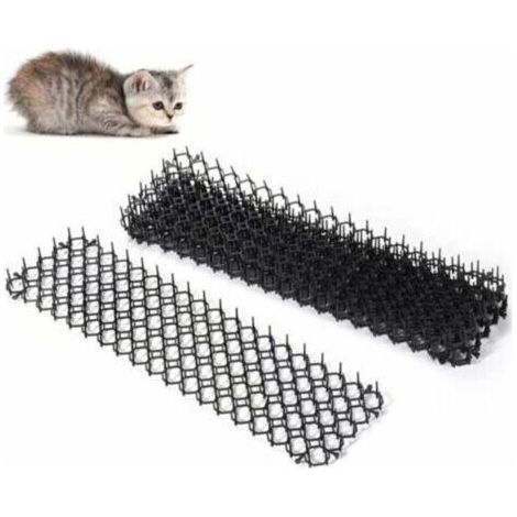 Anti-Chat avec Pointes, Lot de Tapis Anti-écailles pour Chat avec Pics, 45x33 cm Tapis Répulsif Chat Exterieur Pic Anti-Chat, Epine Grille Tapis Anti-Chiens pour Clôture de Jardin (1/5)