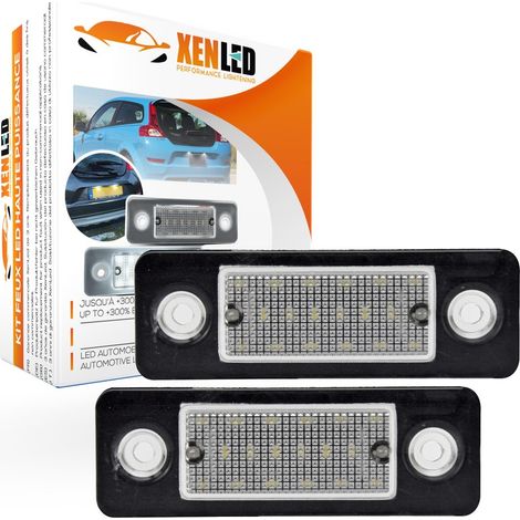 2x Éclairages plaque LED VOLVO C30 2008 à 2013 - Plaque d'immatriculation LED (1/5)