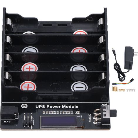 Bloc d'alimentation sans interruption UPS DIY Module de batterie de secours, prise américaine AC100‑240V (1/5)