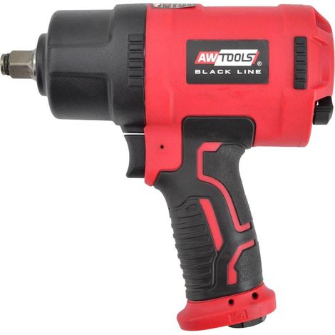 Llave de impacto neumática Awtools – Modelo 1/2" 1750Nm Black Line, ideal para trabajos de alto par, diseño ergonómico, alta potencia, durabilidad y fácil manejo (1/3)