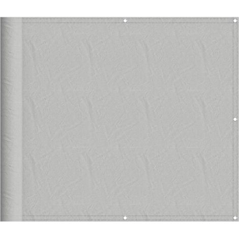 Écran de balcon gris clair 90x300 cm 100% polyester oxford