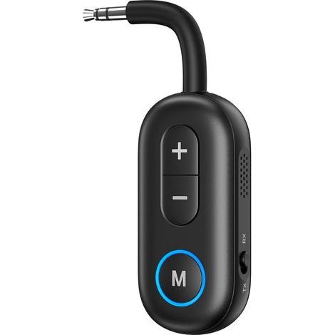 Bluetooth 5.4 Sender/Empfänger – Bluetooth-Autoradio-Adapter – Bluetooth-Empfänger – Dualer Sende-/Empfangsmodus – Bluetooth 5.4 mit geringer Latenz – 14 Stunden Akkulaufzeit – Universelle AUX-Kompati (1/5)