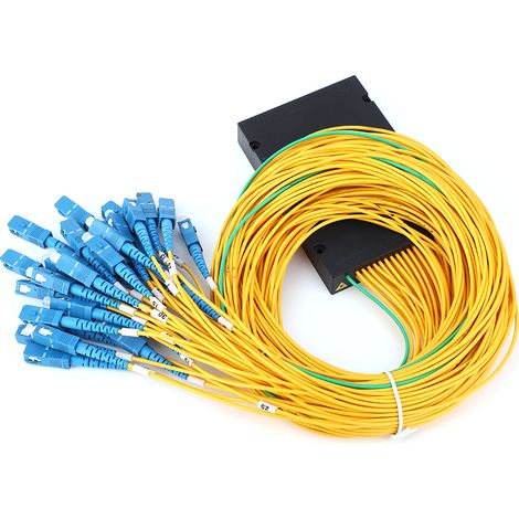 Module de répartition de fibre optique monomode 1x32 PLC avec interface SC/UPC (1/5)